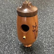 Load image into Gallery viewer, Wooden Hummingbird House - Gift for Natural Lovers