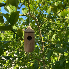 Load image into Gallery viewer, Wooden Hummingbird House - Gift for Natural Lovers