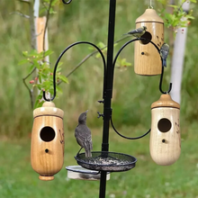Load image into Gallery viewer, Wooden Hummingbird House - Gift for Natural Lovers