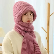 Load image into Gallery viewer, Women's Winter Integrated Ear Protection Windproof Cap Scarf