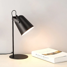 Load image into Gallery viewer, Nordic Macaron Color Creative Iron Bucket Design Light Table Lamp