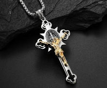 Load image into Gallery viewer, St. Benedict Crucifix Cross Pendant Necklacea