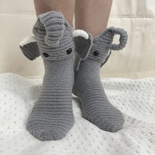 Load image into Gallery viewer, 3D Knitted Crocodile Socks