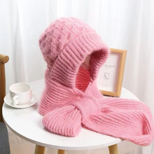 Load image into Gallery viewer, Women's Winter Integrated Ear Protection Windproof Cap Scarf