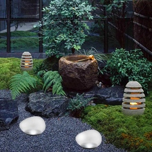 Load image into Gallery viewer, Solar Pebble ABS Sandblasted LED Outdoor Landscape Glass Light