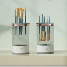 Load image into Gallery viewer, 3-in-1 Cosmetic Brush Cleaner Machine - Electric Makeup Brush Cleaner Device