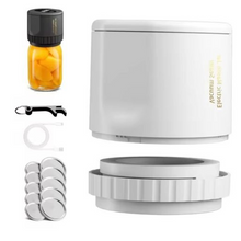 Load image into Gallery viewer, Electric Mason Jar Vacuum Sealer Kit | Cordless & Efficient Vacuum System for Mason Jars – Easy Food Preservation