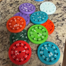 Load image into Gallery viewer, Math Facts Fidget Spinners