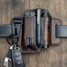 Load image into Gallery viewer, Tactical Multi Tool Belt Leather Bag