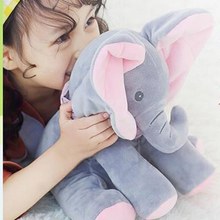Load image into Gallery viewer, Peek-a-boo Elephant Plush Toy