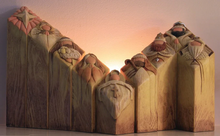 Load image into Gallery viewer, 9pcs Heaven Nativity Tree Pillar Statues