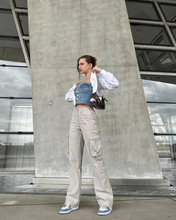 Load image into Gallery viewer, Adjustable Straight Fit Cargo Pants
