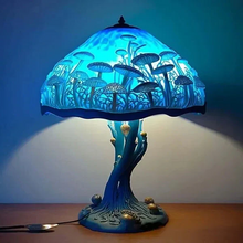 Load image into Gallery viewer, Stained Glass Plant Series Table Lamp
