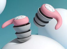 Load image into Gallery viewer, Noise Cancelling Silicone Earplugs for Sleeping