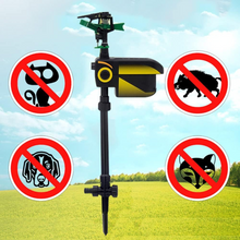 Load image into Gallery viewer, Automatic Motion-Activated Animal Repellent Garden Sprinkler - Animal Sensor Outdoor Lawn Yard Water Sprinkler