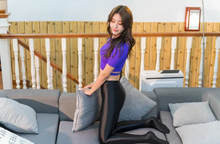 Load image into Gallery viewer, Glossy Opaque Shiny High Waist Sexy Stockings - High Elastic Skinny Leggings Pencil Pants
