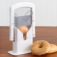 Load image into Gallery viewer, Stainless Steel Bagel Slicer For Small & Large Bagels