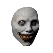Load image into Gallery viewer, Creepy Smiling Face Evil Mask - Creepy White Eyed Demon Smiling Mask