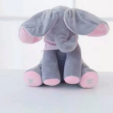 Load image into Gallery viewer, Peek-a-boo Elephant Plush Toy