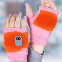 Load image into Gallery viewer, USB Rechargeable Heated Fingerless Gloves
