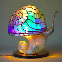 Load image into Gallery viewer, Stained Glass Plant Series Table Lamp
