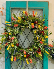 Load image into Gallery viewer, Texas Wildflower Wreath