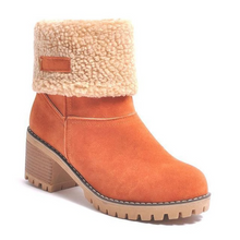 Load image into Gallery viewer, Womens Block Heel Snow Boots | Warm & Stylish - Perfect Winter Gift