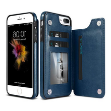 Load image into Gallery viewer, Luxury Leather Wallet Case For iPhone