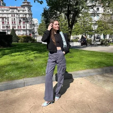 Load image into Gallery viewer, Adjustable Straight Fit Cargo Pants