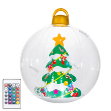 Load image into Gallery viewer, Inflatable Outdoor Christmas Ball With Lights (LED)