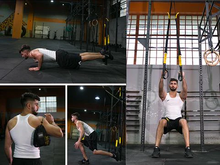 Load image into Gallery viewer, Home Gym Suspension Resistance Straps