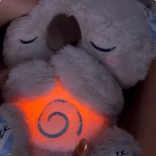 Load image into Gallery viewer, Anxiety Relief Koala Plush Toy with Music, Lights and Rhythmic Breathing Motion