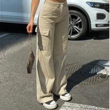 Load image into Gallery viewer, Adjustable Straight Fit Cargo Pants