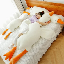Load image into Gallery viewer, Big White Goose Throw Pillow Duck Sleeping Plush Toy Big Goose Doll Stuffed Toy
