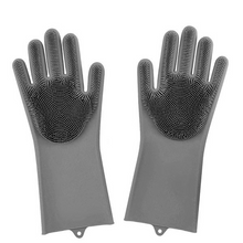 Load image into Gallery viewer, Magic Silicone Dishwashing Gloves - Reusable Cleaning Gloves