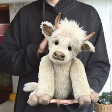 Load image into Gallery viewer, Scottish Handmade Highland Cattle Plush Toy