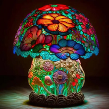 Load image into Gallery viewer, Stained Glass Plant Series Table Lamp