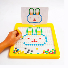 Load image into Gallery viewer, Large Magnetic Drawing Pad for Kids Montessori Magnetic Dots Board