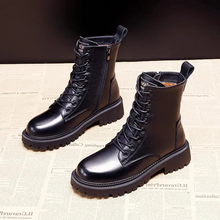 Load image into Gallery viewer, Stylish and durable black leather winter boots