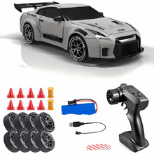 Load image into Gallery viewer, Retro Drift Master – 4WD RC Car with LED Lights