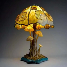 Load image into Gallery viewer, Stained Glass Plant Series Table Lamp