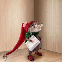 Load image into Gallery viewer, Handmade Cute Needle Felted Mouse DIY Craft Kit