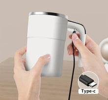 Load image into Gallery viewer, Rechargeable Self-Stirring Coffee Mug – Portable Electric Stainless Steel Mixer with Magnetic Rotation for Effortless Brewing
