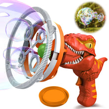 Load image into Gallery viewer, Dinosaur Bubble Gun Machine
