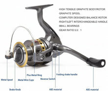 Load image into Gallery viewer, Carbon Fiber Telescopic Fishing Rod Pole Reel Combo Sea Saltwater Freshwater