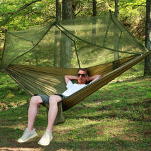 Load image into Gallery viewer, Portable Two Person Outdoor Traveler Camping Hammock Tent With Canopy