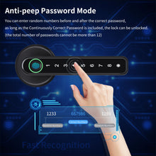 Load image into Gallery viewer, Fingerprint Smart Door Lock - Mobile App Remote Control Door Lock with Fingerprint