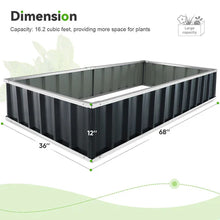 Load image into Gallery viewer, Outdoor Flower Vegetable Raised Garden Bed