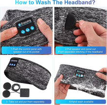 Load image into Gallery viewer, 2-in-1 Wireless Sleeping Headphones, Sports Headband, for Sleeping, Workout, Jogging, Insomnia