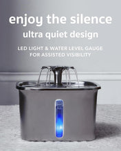 Load image into Gallery viewer, Stainless Steel Cat Water Fountain